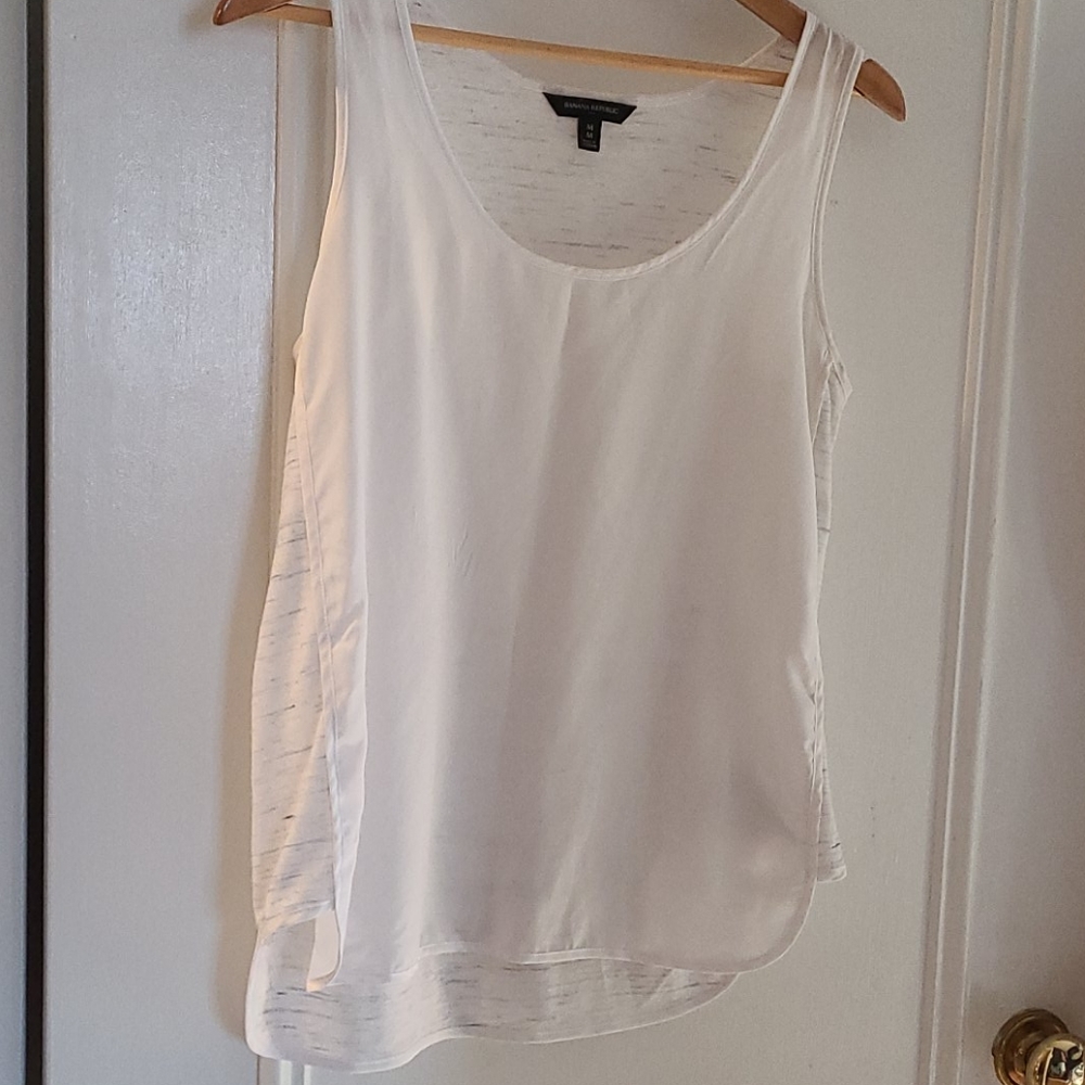 White sheer tank